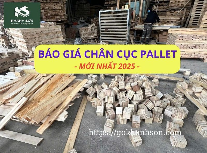 báo giá chân cục pallet gỗ ván ép